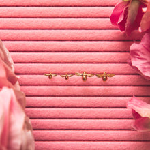 Baby Bumble bee stud earrings