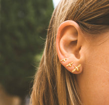 Bumble bee stud earrings
