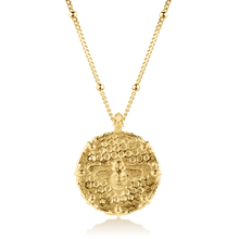 Bumble Bee Coin Pendant on Bobble Chain