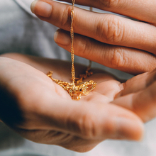 Gold Twisted Rope Chain Necklace
