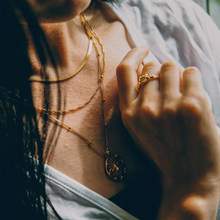 Gold Twisted Rope Chain Necklace