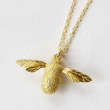 Gold Bumble Bee Necklace Jewellery Lily Rose London