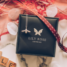 Silver Bumble Bee Necklace