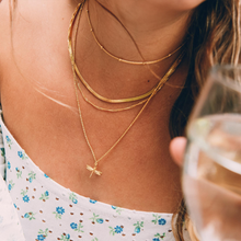 Gold Twisted Rope Chain Necklace