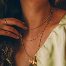 Gold Twisted Rope Chain Necklace