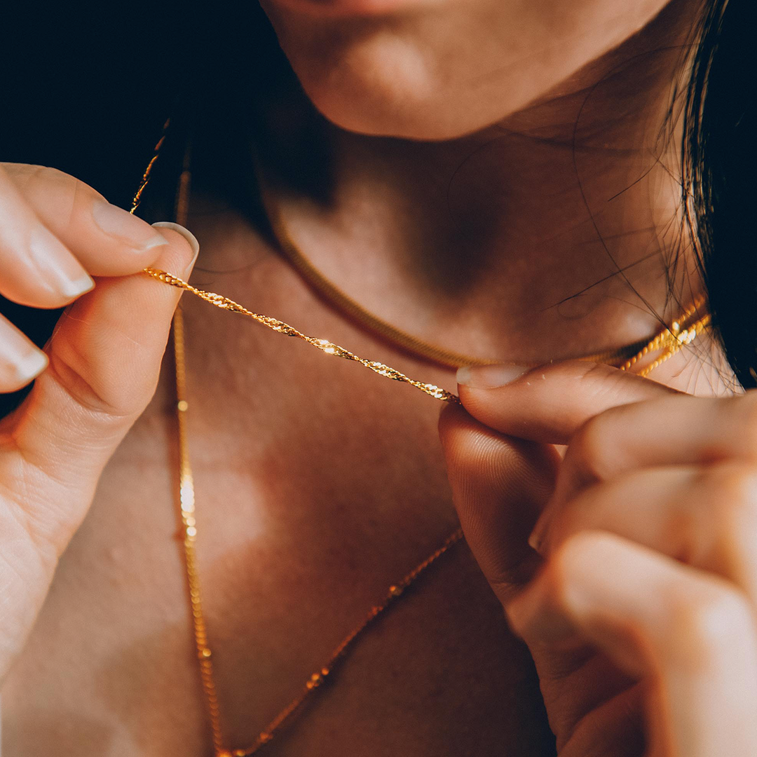 Ivyson Chain FREE Twisted Rope Chain Necklace – Ivy Rose London