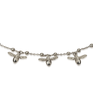 Baby Bees Necklace - Sterling Silver