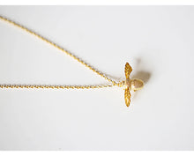 Gold Bumble Bee Necklace