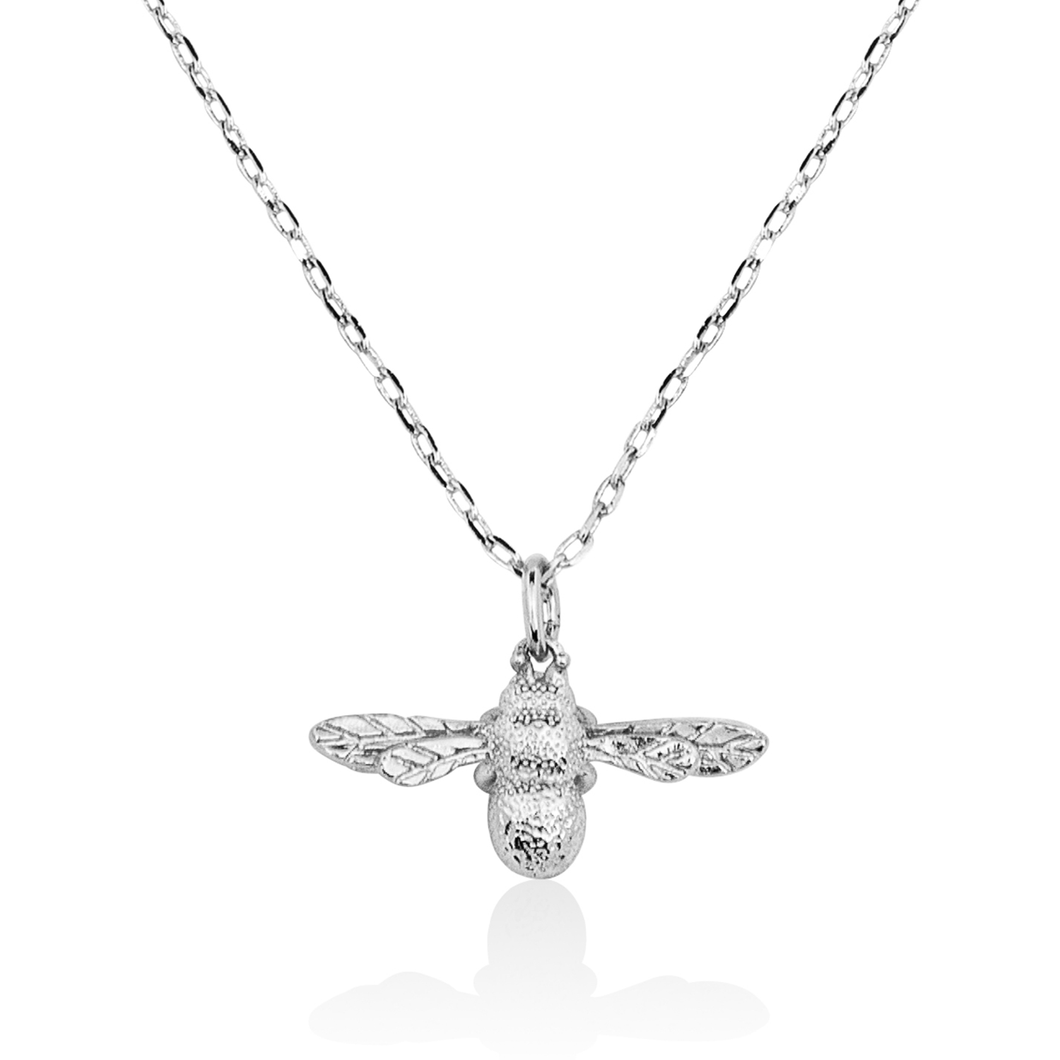 Silver Bee Necklace | Lily Charmed